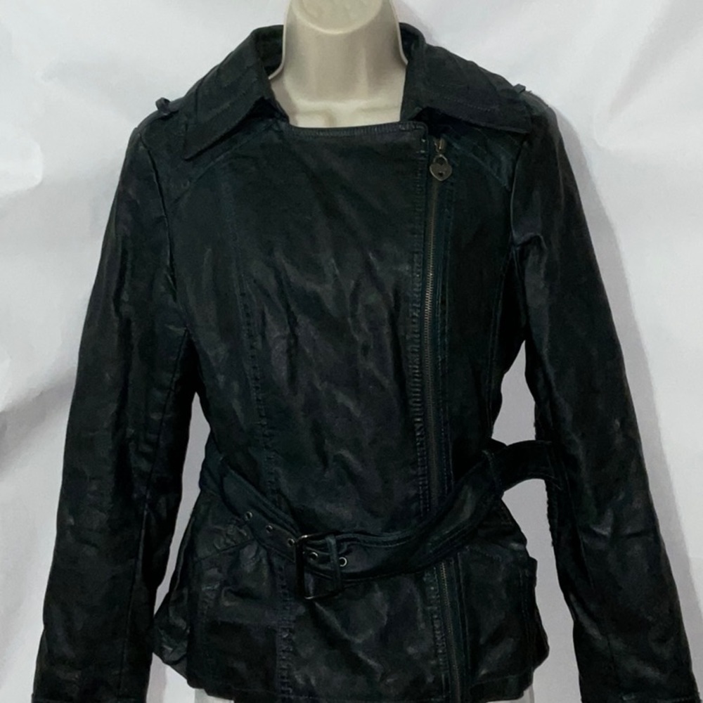 Guess Faux Leather Jacket, Size Small